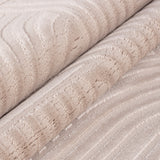 Dream 1112 Beige Modern Vloerkleed Japandi Stijl Laagpolig Tapijt in een sfeervolle woonkamer