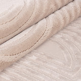 Dream 1113 Beige Modern Vloerkleed Japandi Stijl Laagpolig Tapijt in een sfeervolle woonkamer
