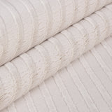 Dream 1115 Cream/Creme Modern Vloerkleed Japandi Stijl Laagpolig Tapijt in een sfeervolle woonkamer