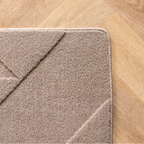 modern-vloerkleed-3D effect-bruin