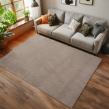 3D Geweven Effen Patroon Beige