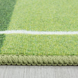 Kid's 2911 Voetbalveld Vloerkleed Laagpolig Kinderkamer Tapijt vanuit een andere hoek