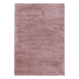 Roze hoogpolig fluffy shaggy vloerkleed