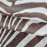 Detailfoto Zebra print vloerkleed