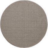 Loom 4300 Brown/Bruin Laagpolig Duurzaam Geweven Vloerkleed Effen Binnen/Buiten Tapijt vanuit een andere hoek
