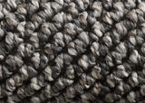Loom 4300 Gray/Grijs Laagpolig Duurzaam Geweven Vloerkleed Effen Binnen/Buiten Tapijt detailfoto van de structuur