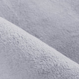 Detailfoto Zilver superzachte hoogpolig pluche vloerkleed