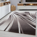 Modern-Bruin-laagpolig-vloerkleed-voor-Salon