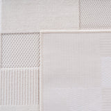 Doha Simply Crème - Japandi Modern Design Vloerkleed in de slaapkamer