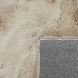 Onderkant KNUFFEL vloerkleed - geweven canvas backing detail beige