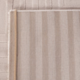 Dream 1111 Beige Modern Vloerkleed Japandi Stijl Laagpolig Tapijt in een sfeervolle woonkamer