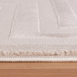 Dream 1111 Beige Modern Vloerkleed Japandi Stijl Laagpolig Tapijt vanuit een andere hoek