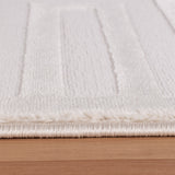 Dream 1111 Cream/Creme Modern Vloerkleed Japandi Stijl Laagpolig Tapijt vanuit een andere hoek