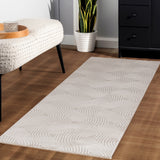 Dream 1113 Beige Modern Vloerkleed Japandi Stijl Laagpolig Tapijt in een modern interieur