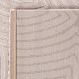 Dream 1113 Beige Modern Vloerkleed Japandi Stijl Laagpolig Tapijt in een sfeervolle woonkamer