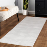 Dream 1113 Cream/Creme Modern Vloerkleed Japandi Stijl Laagpolig Tapijt in een modern interieur