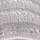 Dream 1114 Silver/Zilver Modern Vloerkleed Japandi Stijl Laagpolig Tapijt in de slaapkamer