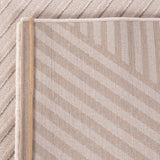 Dream 1115 Beige Modern Vloerkleed Japandi Stijl Laagpolig Tapijt in een sfeervolle woonkamer