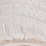 Dream 1115 Cream/Creme Modern Vloerkleed Japandi Stijl Laagpolig Tapijt in de slaapkamer
