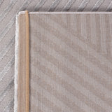 Dream 1115 Silver/Zilver Modern Vloerkleed Japandi Stijl Laagpolig Tapijt in een modern interieur