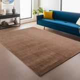 Velvet Fluffy Zachte vloerkleed Bruin
