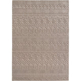 3D Geweven Bohemien Vloerkleed Beige