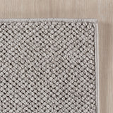 3D Geweven Effen Vloerkleed Grijs