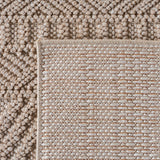 3D Geweven Bohemien Vloerkleed Beige