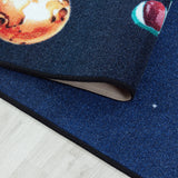 Kid's 2910 Space Vloerkleed Laagpolig Kinderkamer Tapijt in een modern interieur
