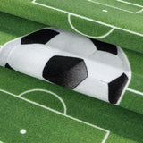 Kid's 2911 Voetbalveld Vloerkleed Laagpolig Kinderkamer Tapijt in een modern interieur