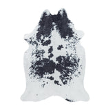 Zwart witte dierenprint vloerkleed 