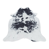 Zwart witte dierenprint vloerkleed 