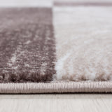 Modern-Bruin-laagpolig-vloerkleed-voor-woonkamer-betaalbaar