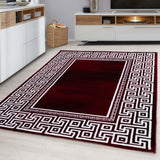 Modern-Versace-Rood-laagpolig-vloerkleed-voor-woonkamer-betaalbaar
