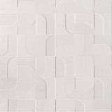 Doha Simply Crème - Japandi Modern Design Vloerkleed in een sfeervolle woonkamer