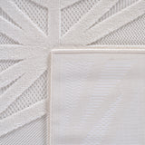 Doha Simply Crème - Japandi Modern Design Vloerkleed in de slaapkamer
