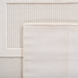 Doha Simply Crème - Japandi Modern Design Vloerkleed in de slaapkamer