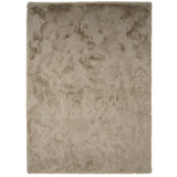 KNUFFEL vloerkleed licht taupe - vooraanzicht productfoto op witte achtergrond